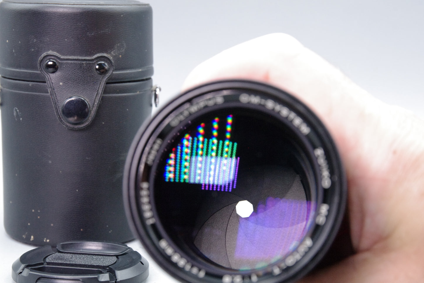 Olympus OM 135mm f/2.8 Auto-T Lens – OM Mount – Excellent – With Case