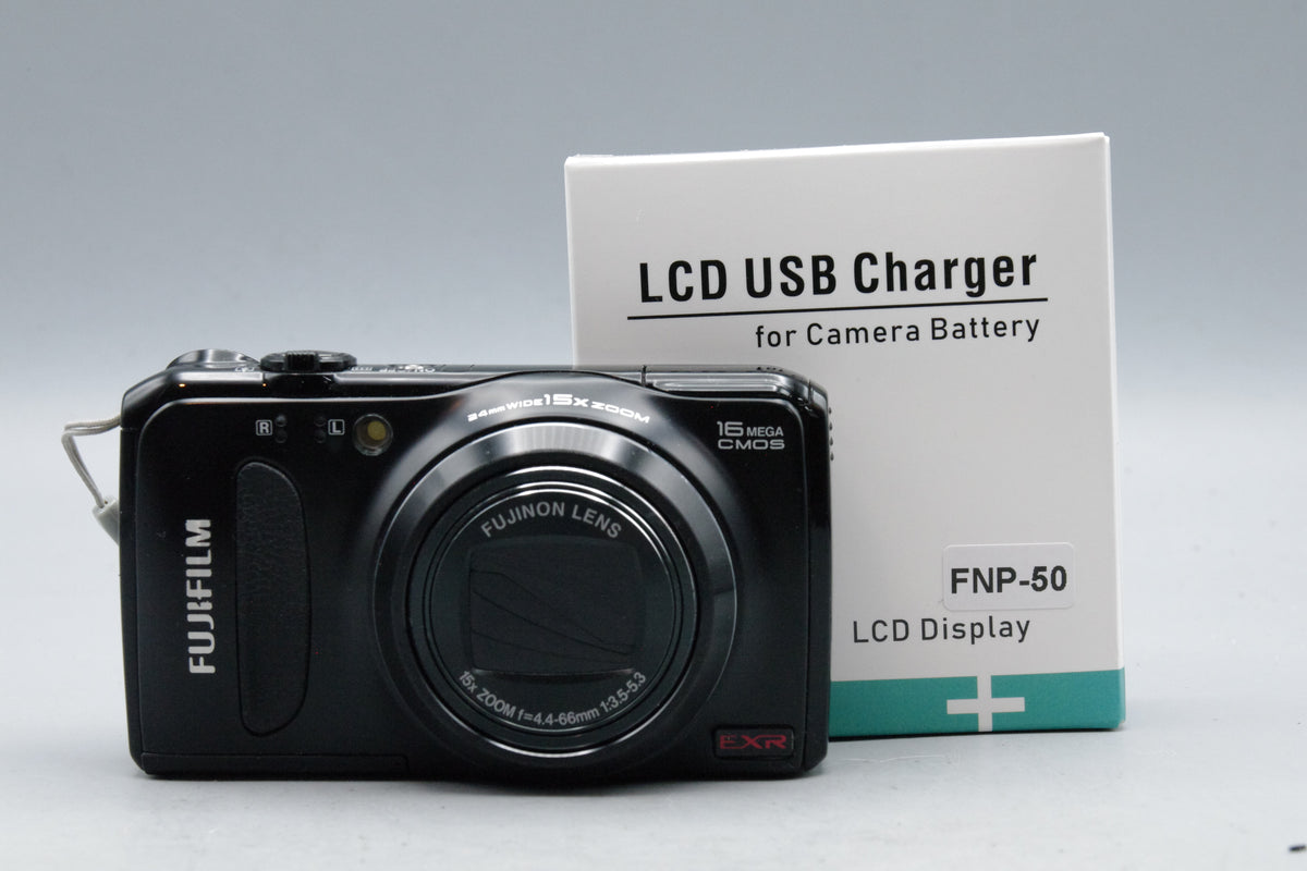 Fujifilm FinePix F500EXR 16MP Digital Camera Battery Charger Excellent
