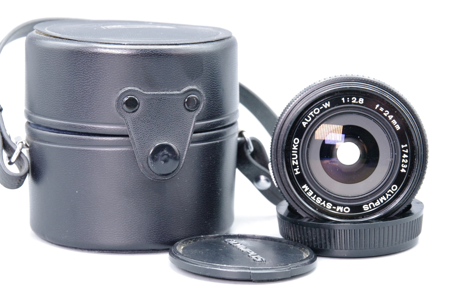 Olympus Zuiko Auto‑W 24mm f/2.8 Lens – OM Mount Wide Angle – Excellent