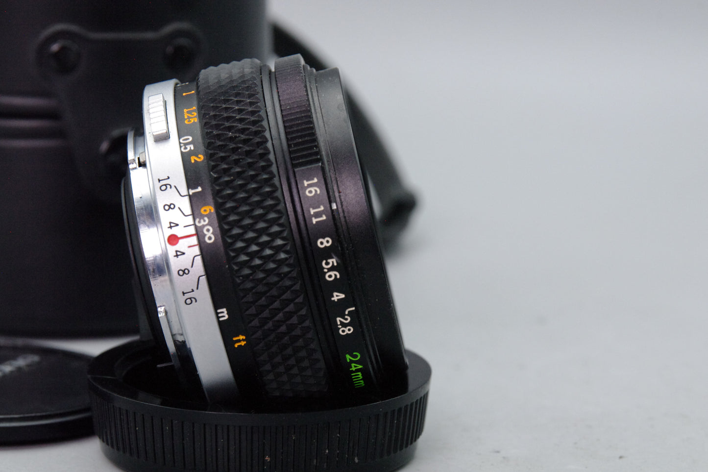 Olympus Zuiko Auto‑W 24mm f/2.8 Lens – OM Mount Wide Angle – Excellent