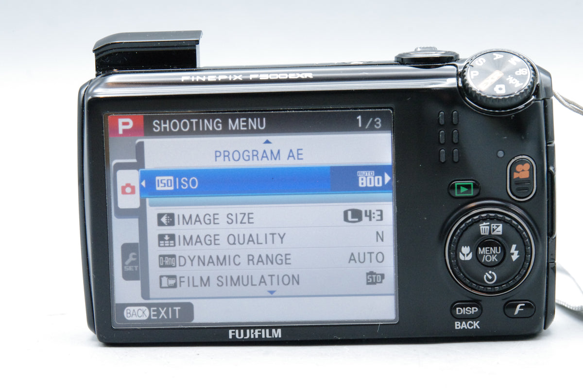 Fujifilm FinePix F500EXR 16MP Digital Camera Battery Charger Excellent