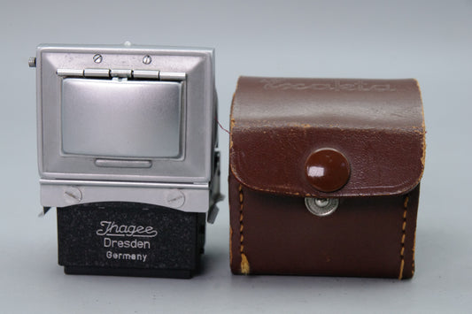 Ihagee Exakta Waist‑Level Viewfinder with Case – VX/IIa/IIb – Excellent