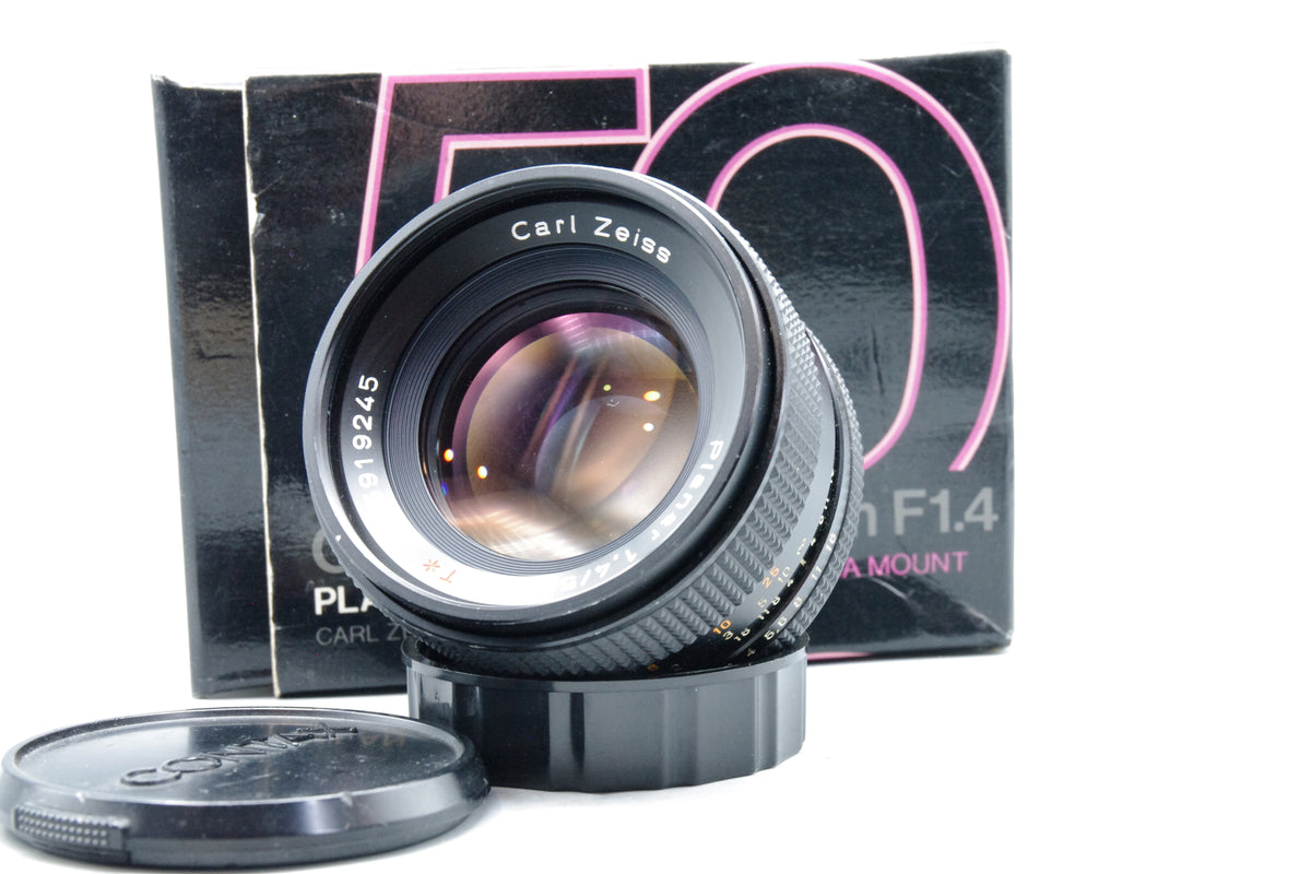 Carl Zeiss Planar 50mm f1.4 T* Lens Contax Yashica Mount Boxed Excellent