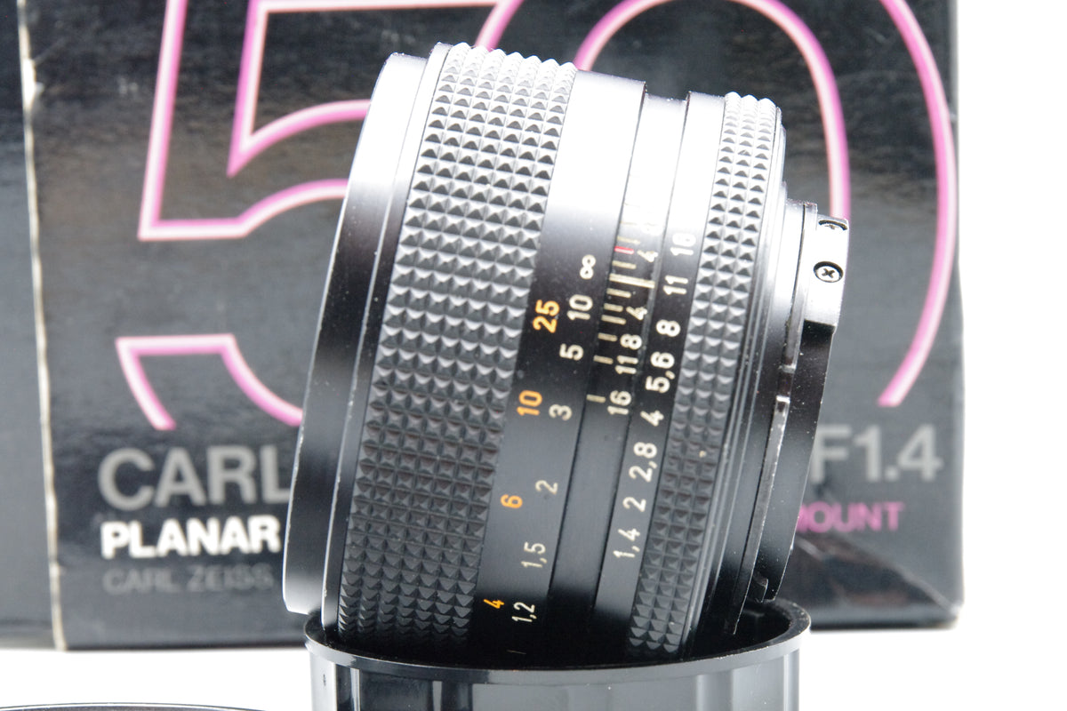Carl Zeiss Planar 50mm f1.4 T* Lens Contax Yashica Mount Boxed Excellent