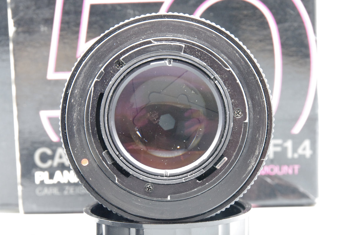 Carl Zeiss Planar 50mm f1.4 T* Lens Contax Yashica Mount Boxed Excellent