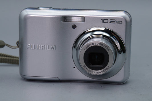Fujifilm A160 10.2MP Digital Camera – AA Battery Powered – Tested – Very Good