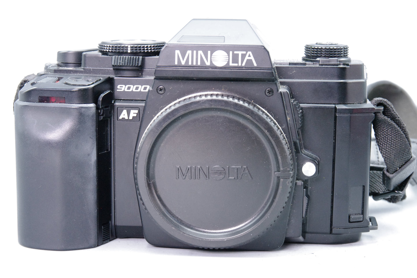 Minolta 9000 AF 35mm SLR with Program Back 90 – Working – Minor LCD Bleed