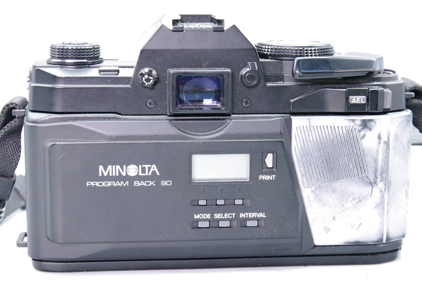 Minolta 9000 AF 35mm SLR with Program Back 90 – Working – Minor LCD Bleed