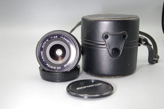 Olympus Zuiko Auto-W 24mm F/2.8 Lens - OM Mount Wide Angle