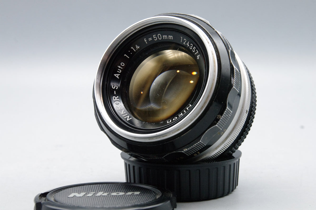 Nikon Nikkor-S Auto 50mm f1.4 AI Converted Prime Lens Cleaned Excellent