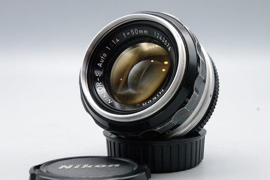 Nikon Nikkor-S Auto 50mm f1.4 AI Converted Prime Lens Cleaned Excellent