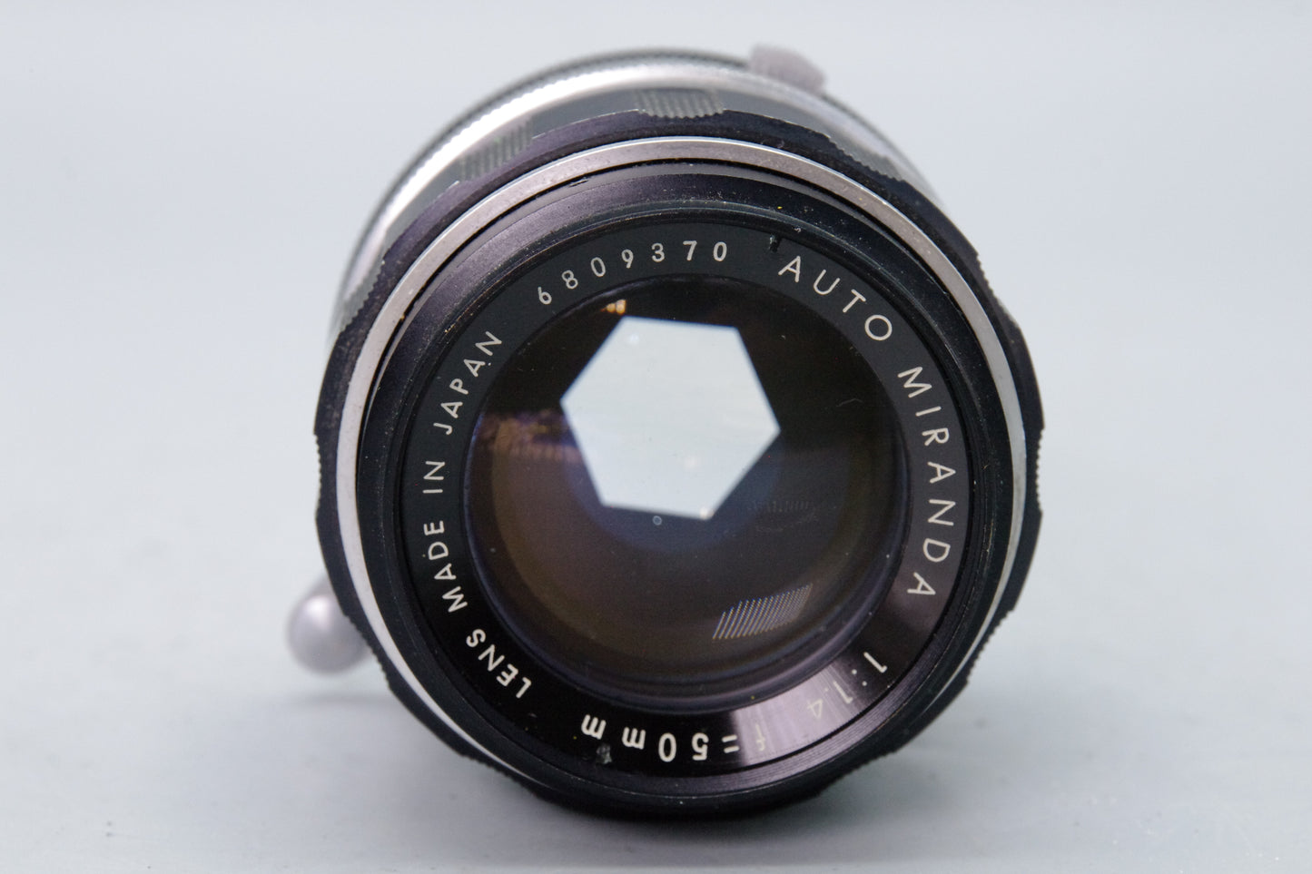 Auto Miranda 50mm f/1.4 Lens – Bayonet Mount – Excellent Condition – Fast Prime