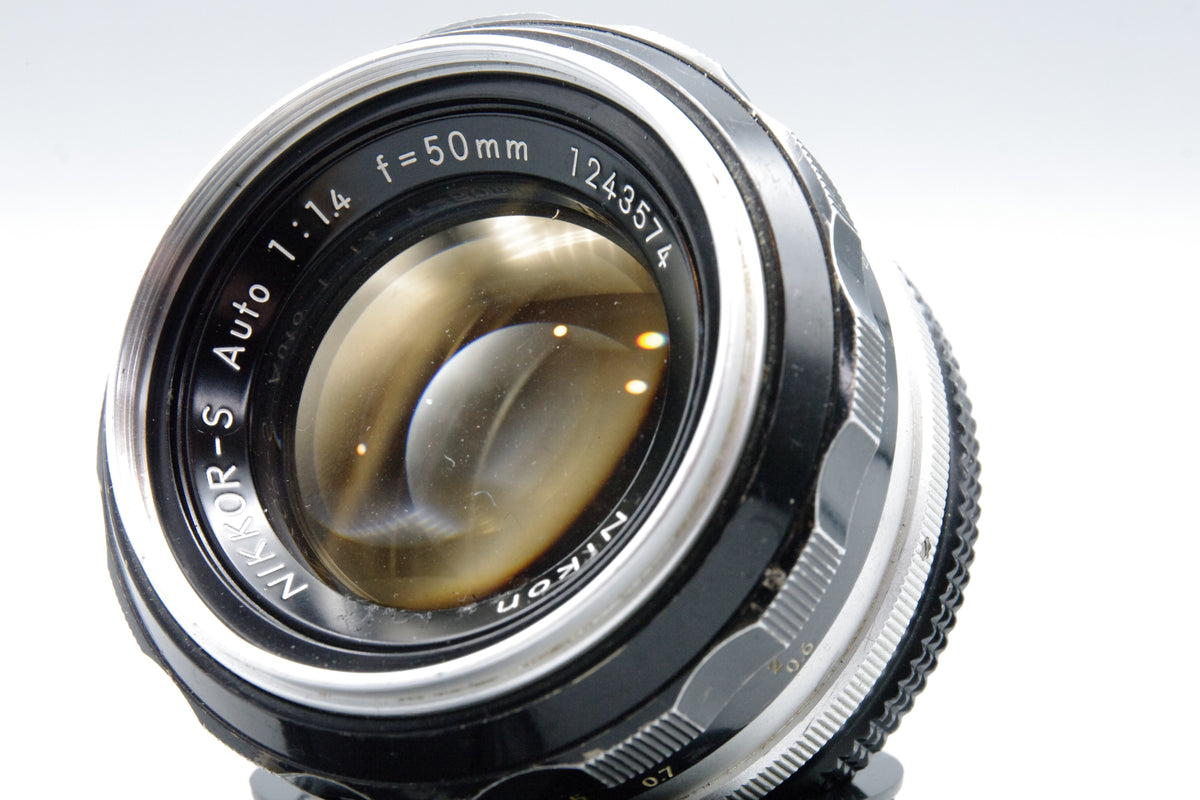 Nikon Nikkor-S Auto 50mm f1.4 AI Converted Prime Lens Cleaned Excellent