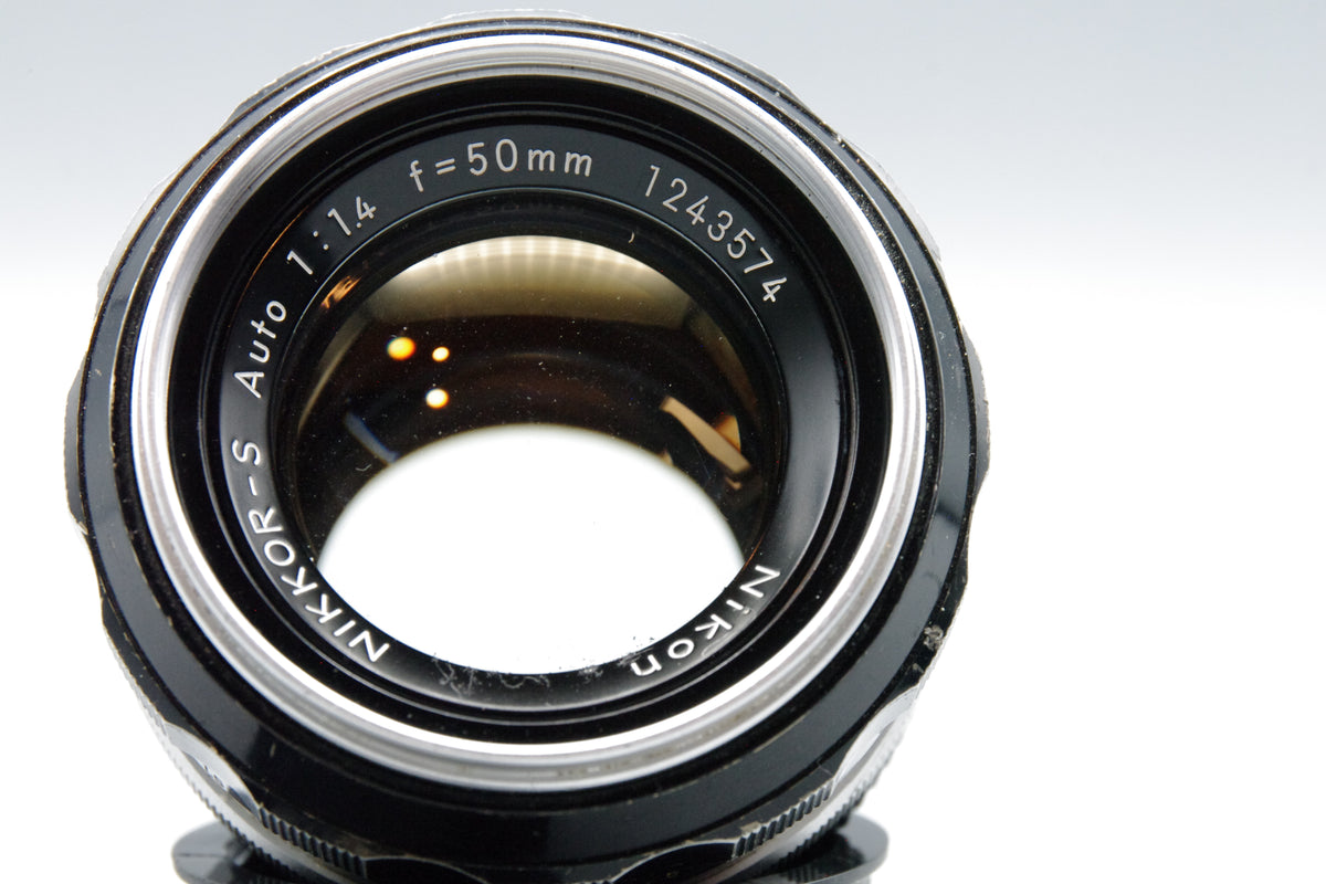 Nikon Nikkor-S Auto 50mm f1.4 AI Converted Prime Lens Cleaned Excellent
