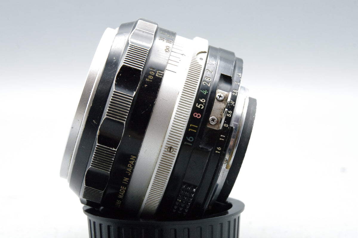 Nikon Nikkor-S Auto 50mm f1.4 AI Converted Prime Lens Cleaned Excellent