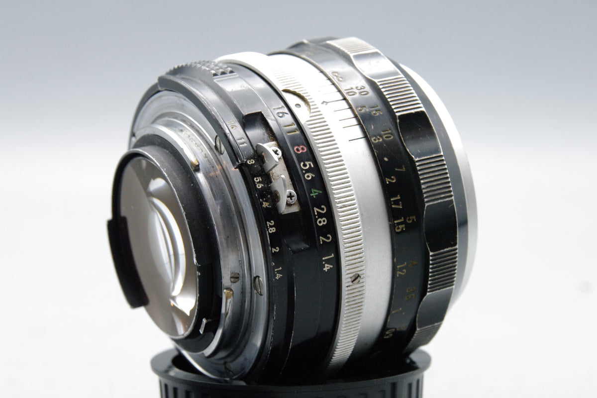 Nikon Nikkor-S Auto 50mm f1.4 AI Converted Prime Lens Cleaned Excellent