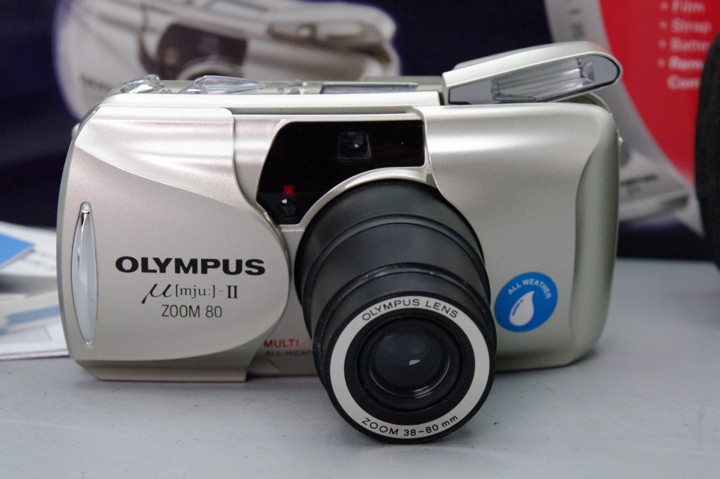Olympus MJU Zoom II 80 Camera – Excellent - Boxed, tested With Case