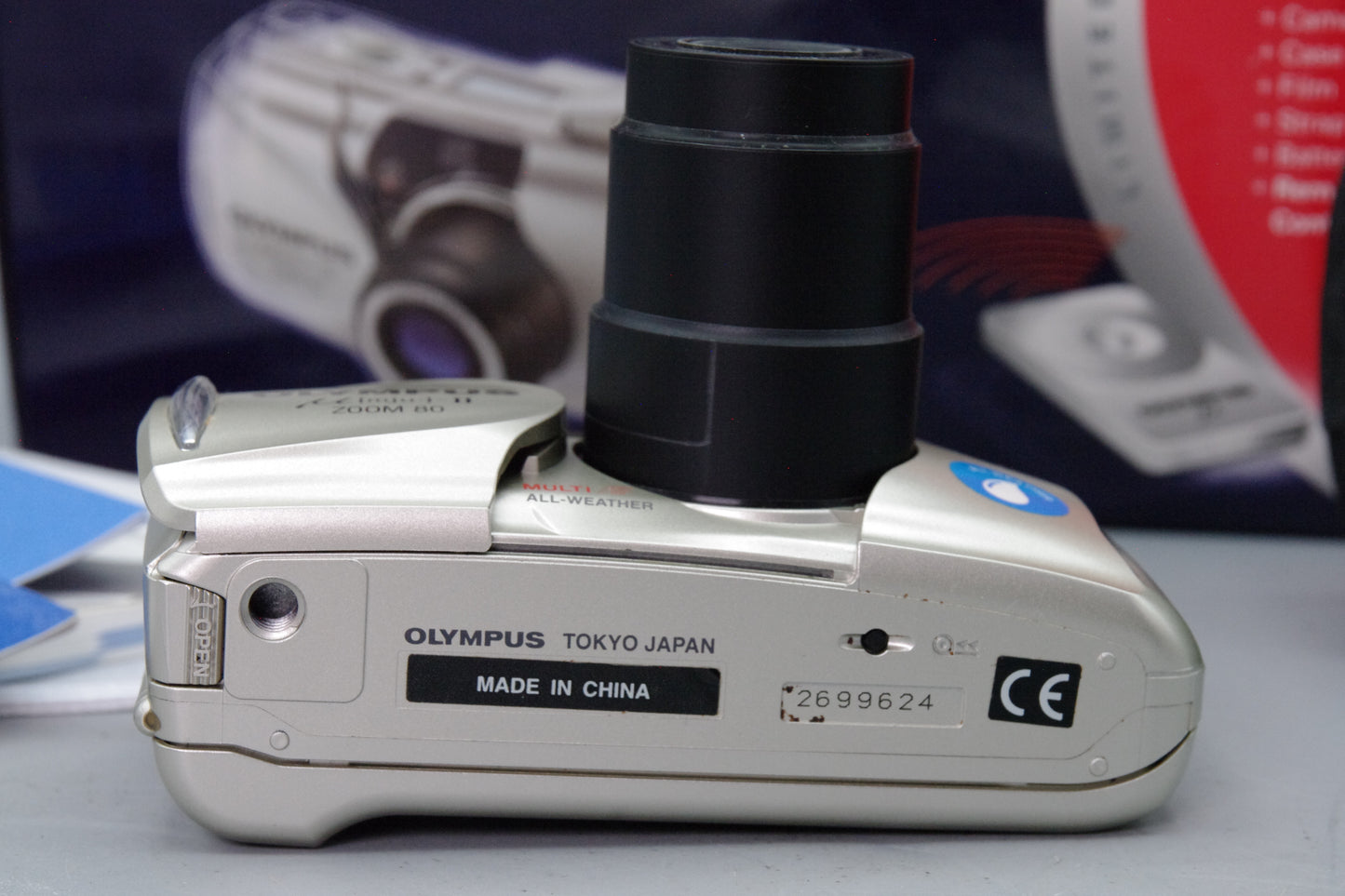 Olympus MJU Zoom II 80 Camera – Excellent - Boxed, tested With Case
