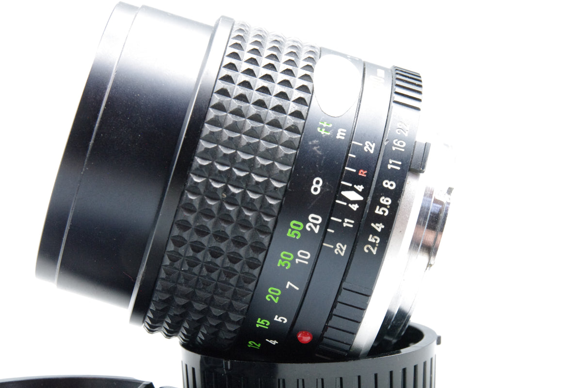 Minolta MC Tele Rokkor 100mm F/2.5 Portrait Len MD Mount Cleaned Excellent