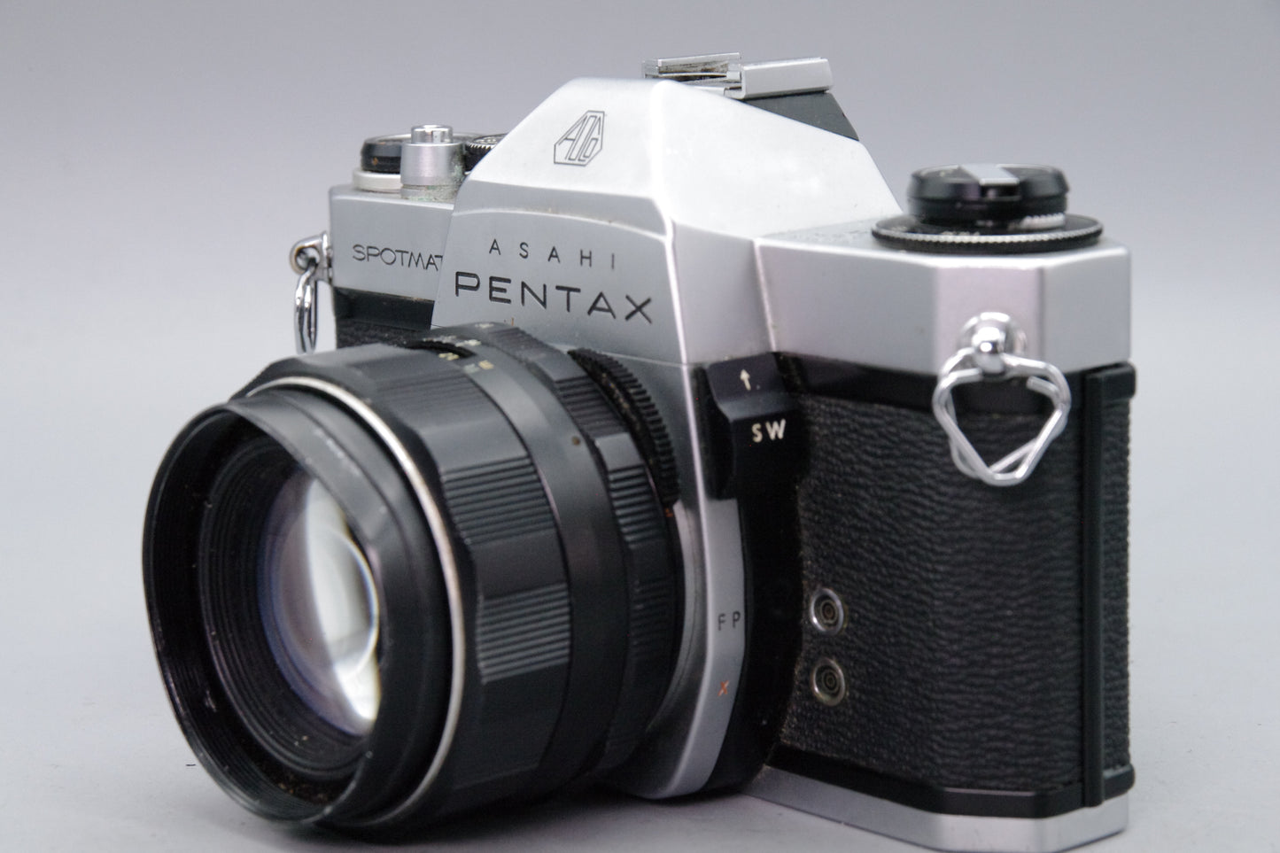 Asahi Pentax Spotmatic SP II + 50mm f/1.4 Lens – Working Shutter – Faults Declared