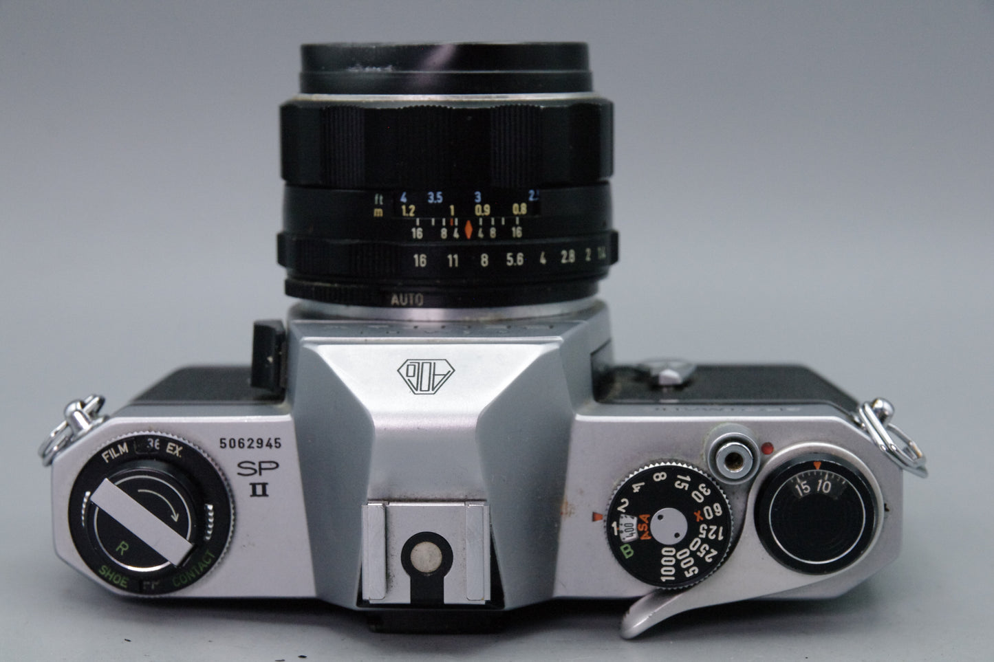 Asahi Pentax Spotmatic SP II + 50mm f/1.4 Lens – Working Shutter – Faults Declared