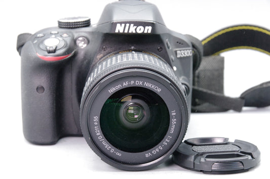 Nikon D3300 with 18–55mm AF‑P G VR Lens – Low Shutter Count 2978 – Excellent