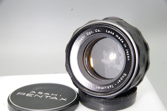 Asahi Super‑Takumar 55mm f1.8 Prime Lens M42 Mount Manual Focus