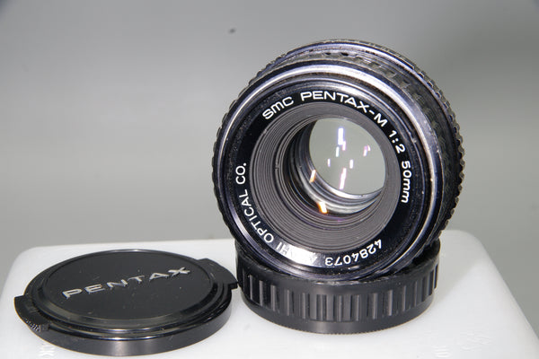 Asahi Pentax‑M SMC 50mm f2 Lens Pentax K Mount Manual Focus Prime