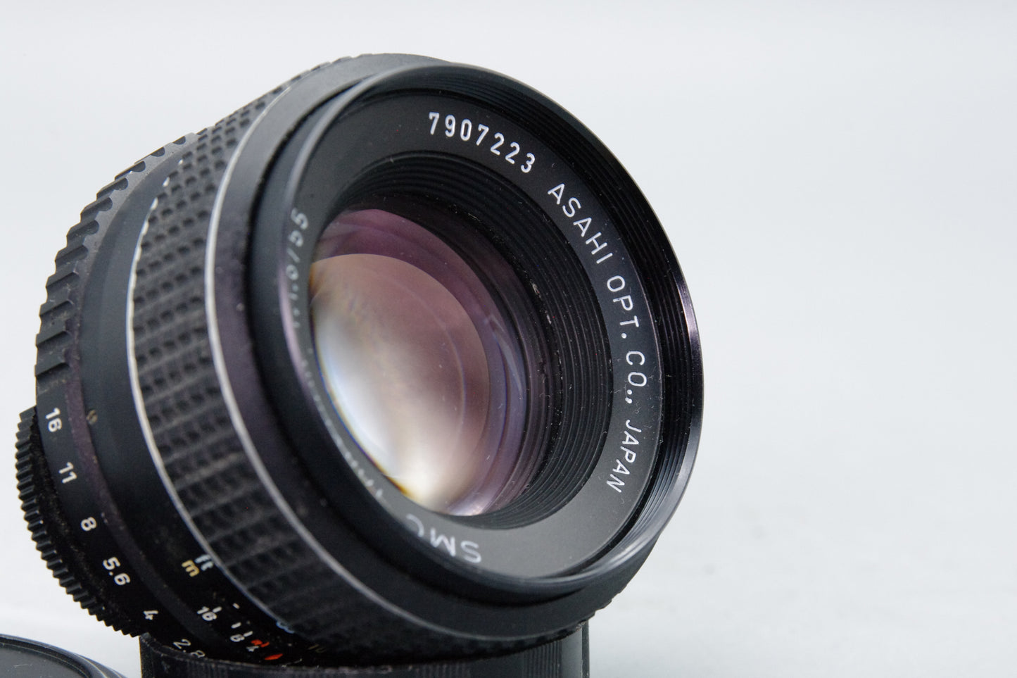 Asahi SMC Takumar 55mm f/1.8 Lens – M42 Mount – Minor Edge Fungus – With Caps