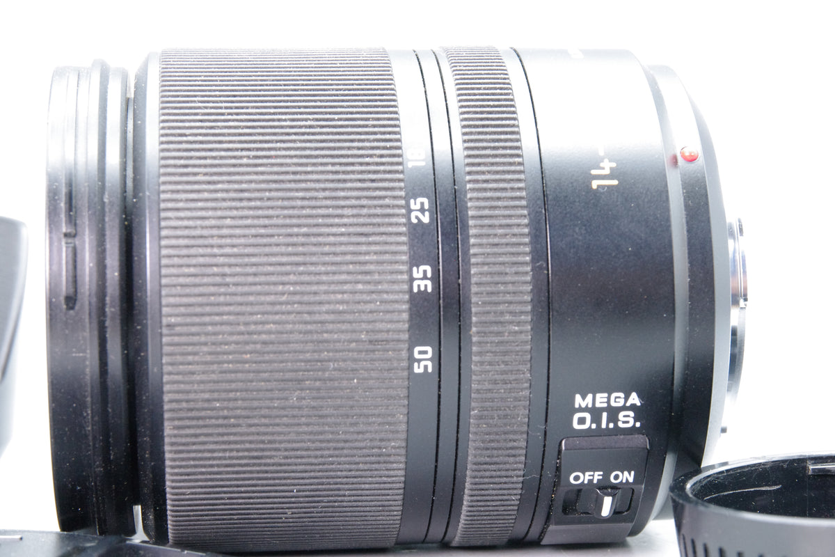 Leica D Vario-Elmar 14-50mm f3.8-5.6 ASPH MEGA OIS Four Thirds Lens Hood Excellent