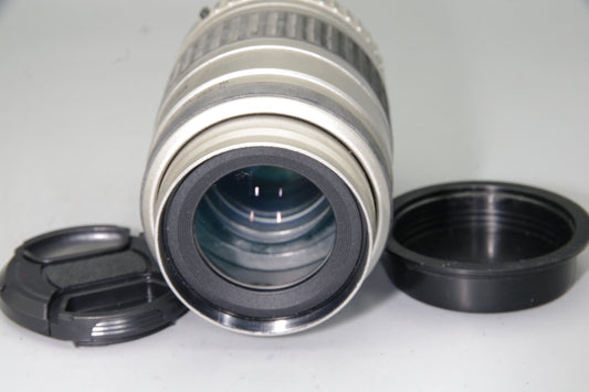 SMC Pentax‑FA 80‑200mm f4.7‑5.6 Silver Zoom Lens Pentax K AF – Both Caps