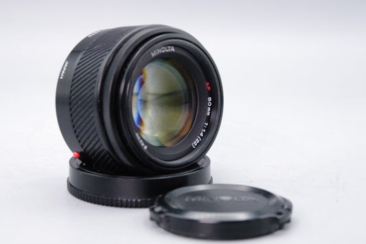 Minolta AF 50mm f/1.4 Lens – A-Mount – Fast Prime – VGC – Tested