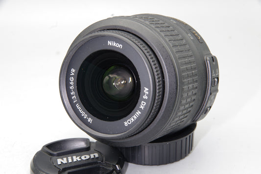 Nikon AF‑S DX Nikkor 18–55mm f/3.5–5.6G VR – Compact Stabilised Zoom for Nikon DX