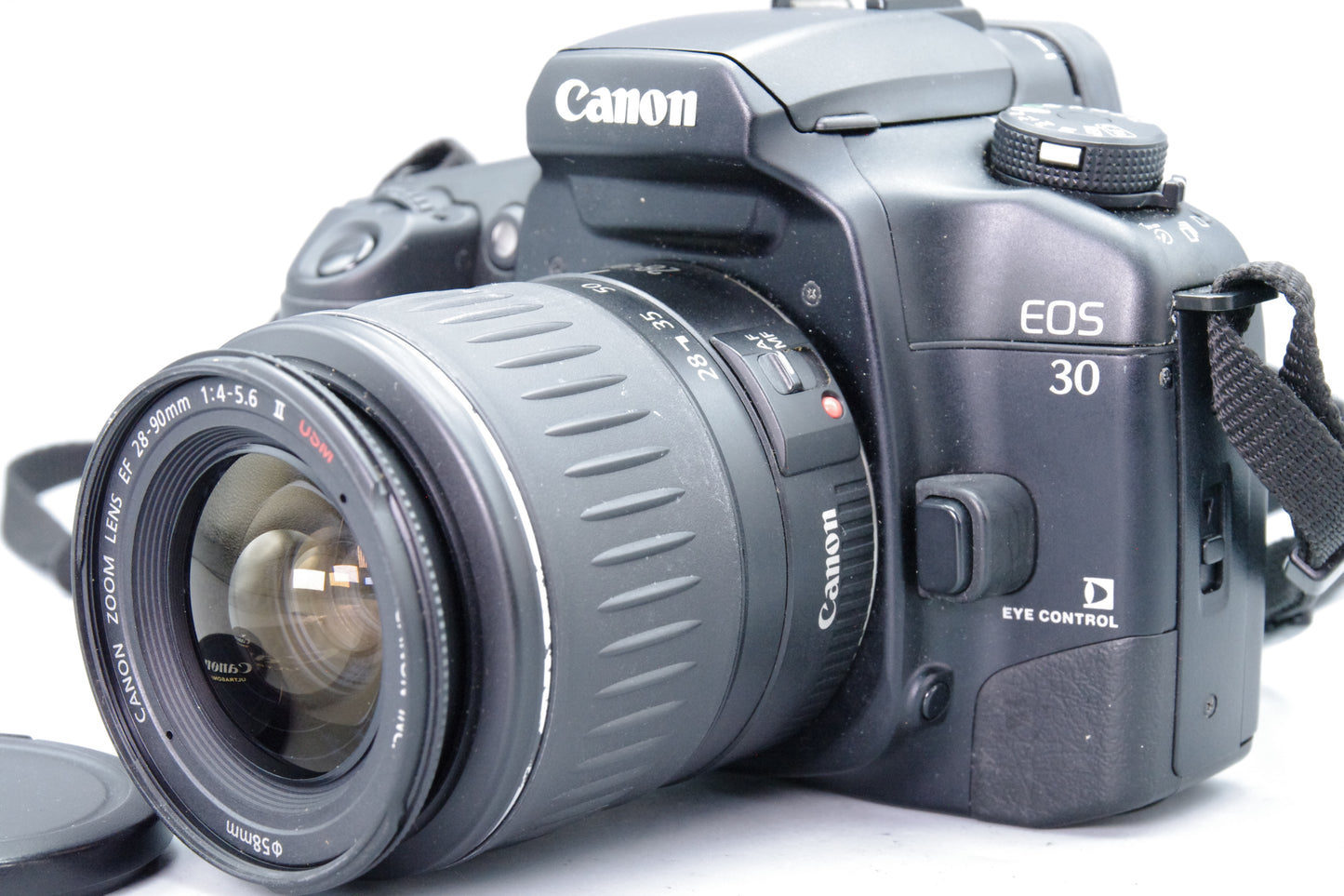 Canon EOS 30 35mm Film SLR + EF 28–90mm II USM – Eye Control – Tested