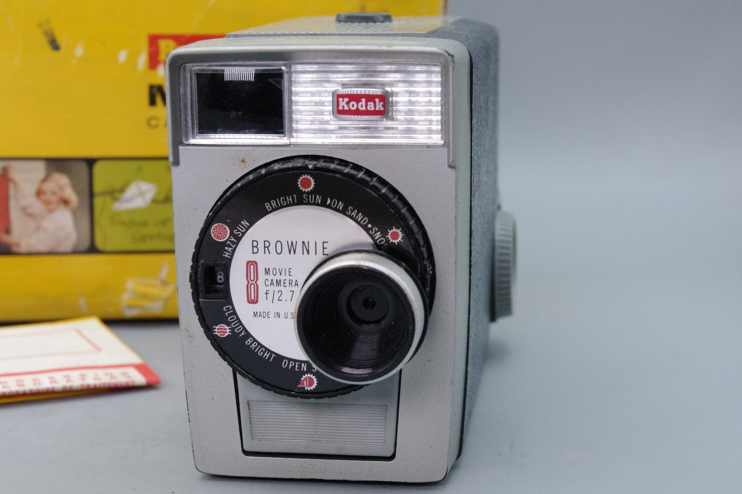 Kodak Brownie 8mm Movie Camera F/2.7 – With Original Box – Tested – Vintage Cine