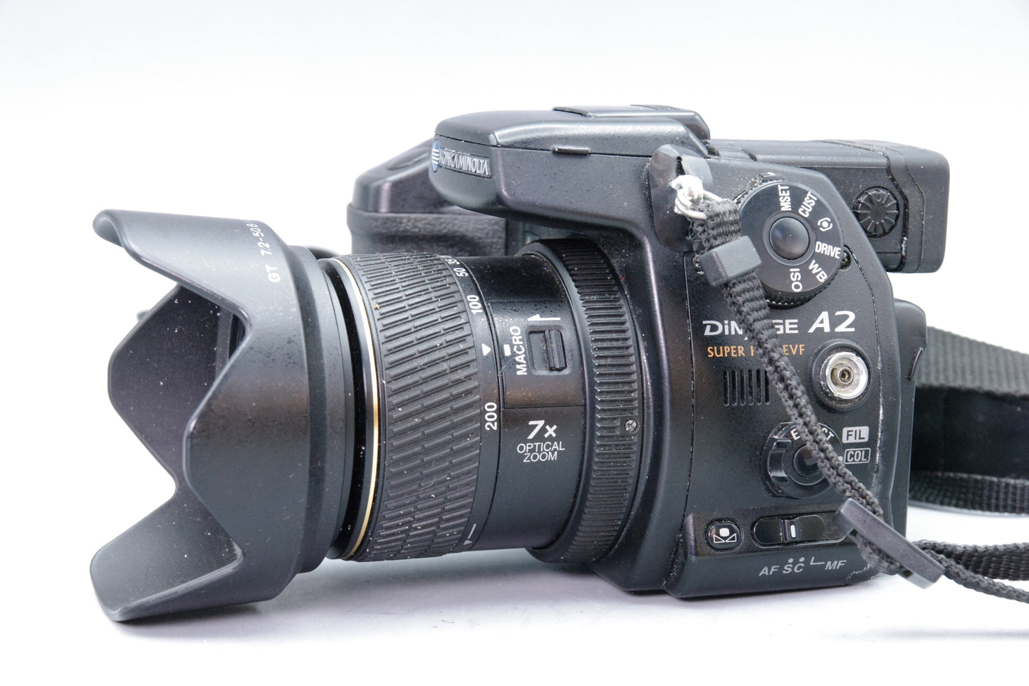 Minolta Dimage A2 8MP 7x Zoom Digital Bridge Camera – Tested – VGC