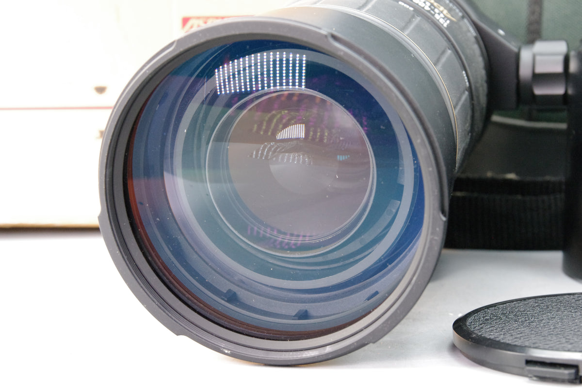 Sigma 135-400mm f4.5-5.6 APO Lens Nikon AF Box Case Hood Collar Excellent