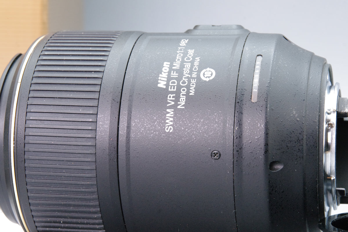 Nikon AF-S VR Micro-Nikkor 105mm f2.8G IF-ED Macro Lens Boxed Excellent