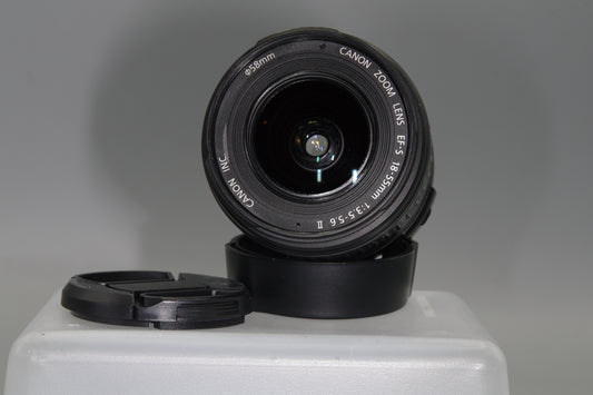 Canon EF-S 18-55mm F3.5-5.6 II Zoom Lens for EOS DSLR – Excellent