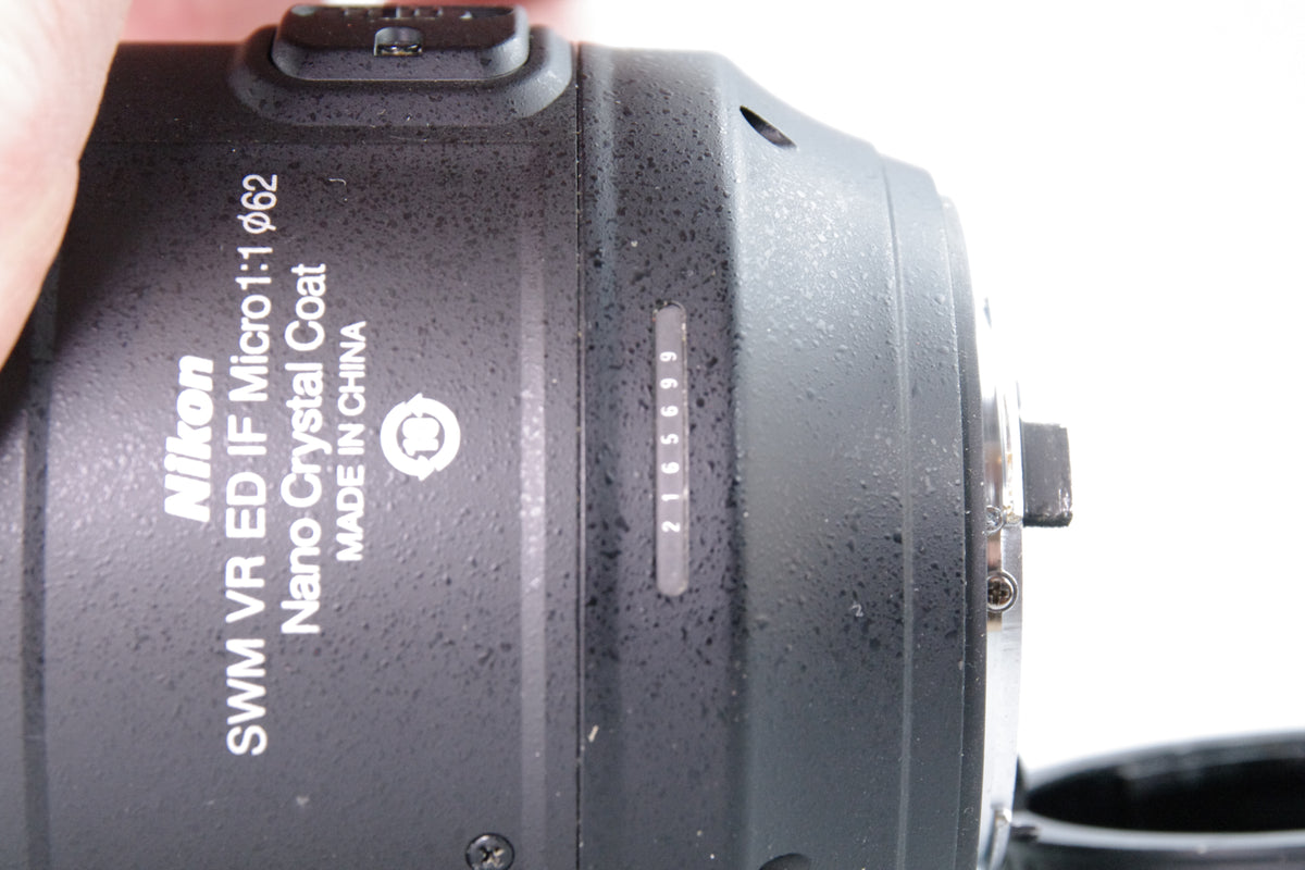 Nikon AF-S VR Micro-Nikkor 105mm f2.8G IF-ED Macro Lens Boxed Excellent