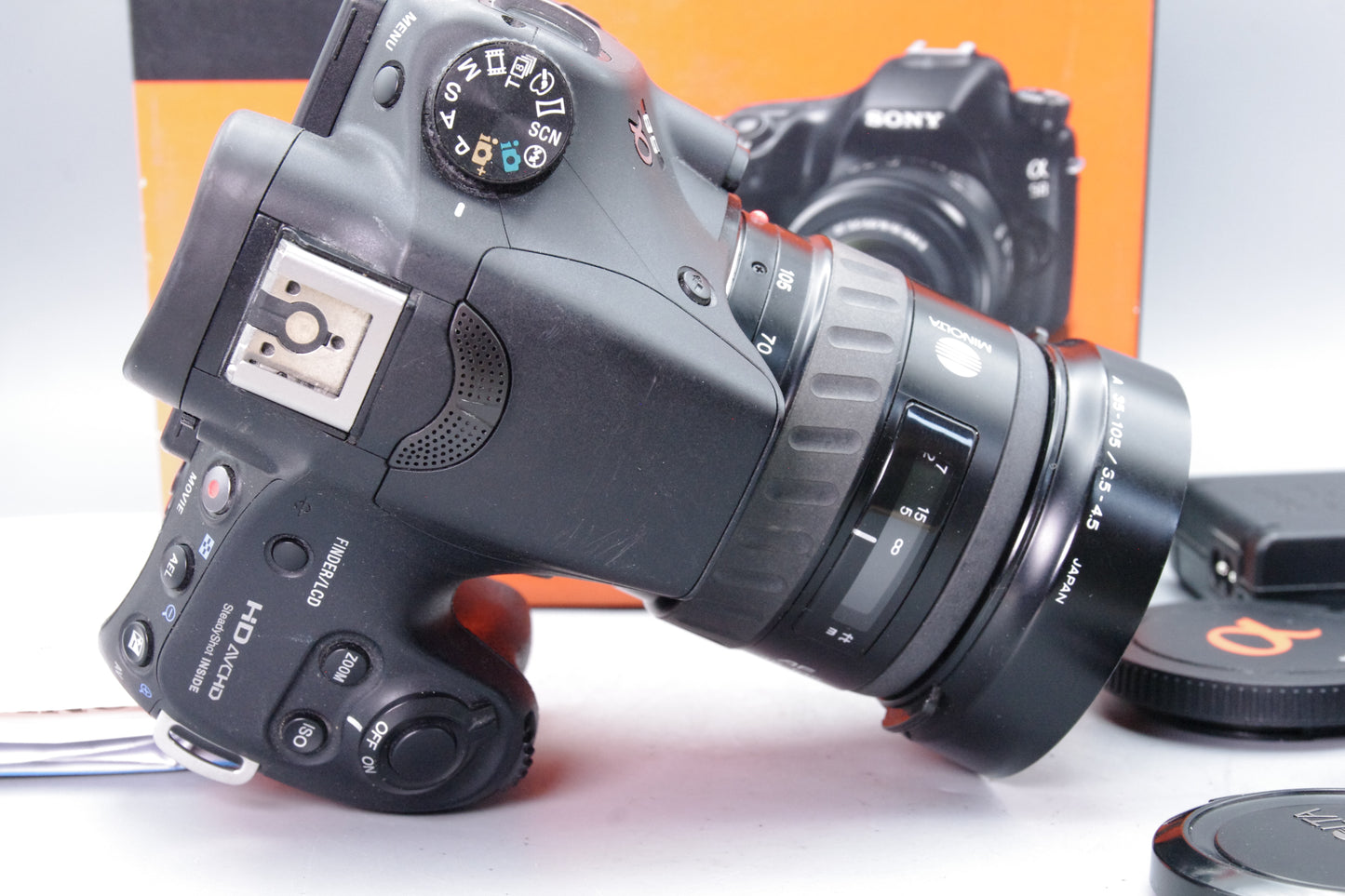 Sony A58 20MP DSLR‑Style Camera + Minolta 35‑105mm Lens – Boxed – S/C 1450