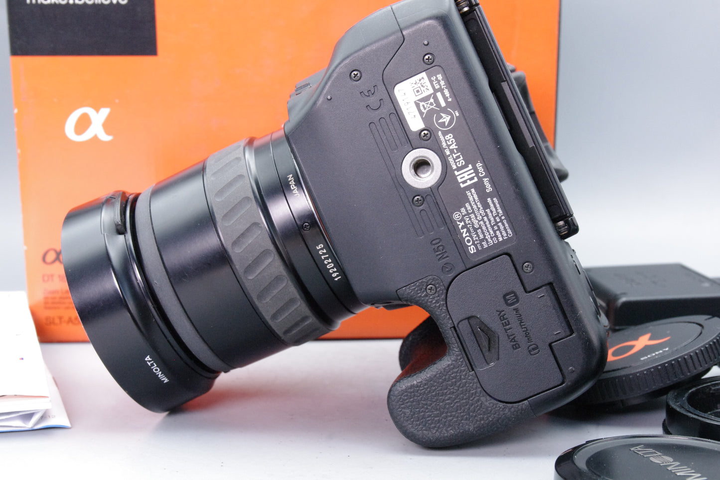 Sony A58 20MP DSLR‑Style Camera + Minolta 35‑105mm Lens – Boxed – S/C 1450