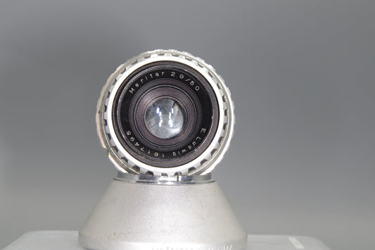 E. Ludwig Meritar 50mm F2.9 M42 Mount Lens – Vintage Triplet, PLS Read