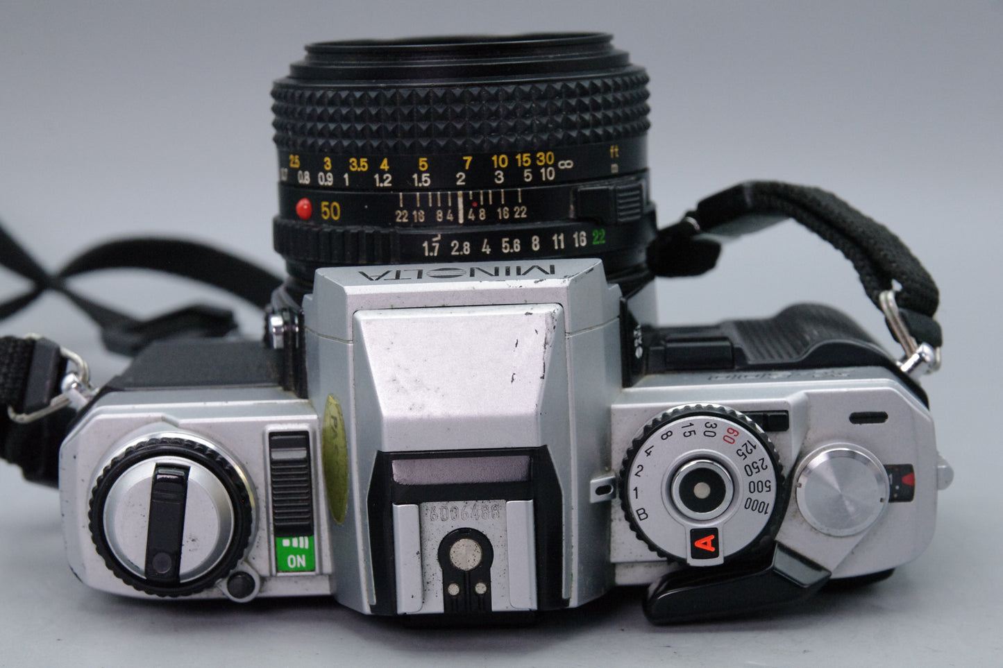 Minolta X-500 35mm SLR + MD 50mm f/1.7 Lens  – VGC – Manual & Auto Modes