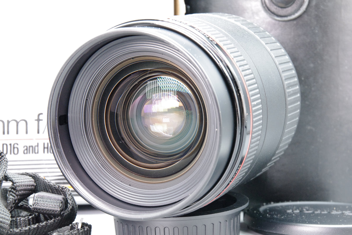 Canon EF 28-80mm f2.8-4 L USM Lens Box Case Hood Caps Excellent