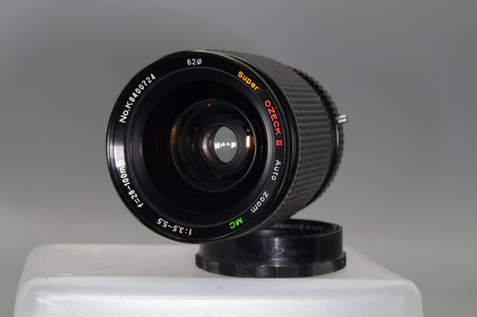 Super Ozeck II 28–100mm F3.5–5.5 OM Mount Lens – Versatile Vintage Zoom