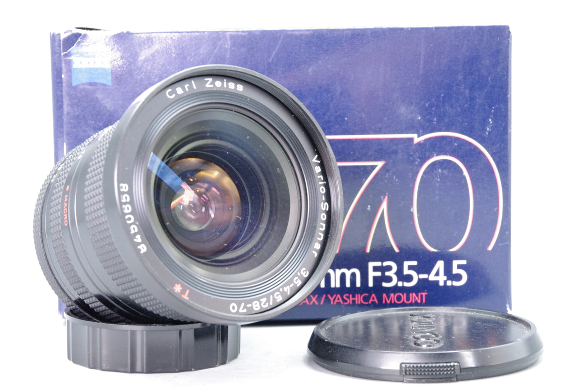 Carl Zeiss Vario-Sonnar T* 28-70mm f3.5-4.5 MMJ Contax Yashica Lens Boxed