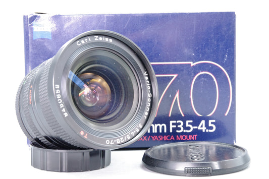 Carl Zeiss Vario-Sonnar T* 28-70mm f3.5-4.5 MMJ Contax Yashica Lens Boxed
