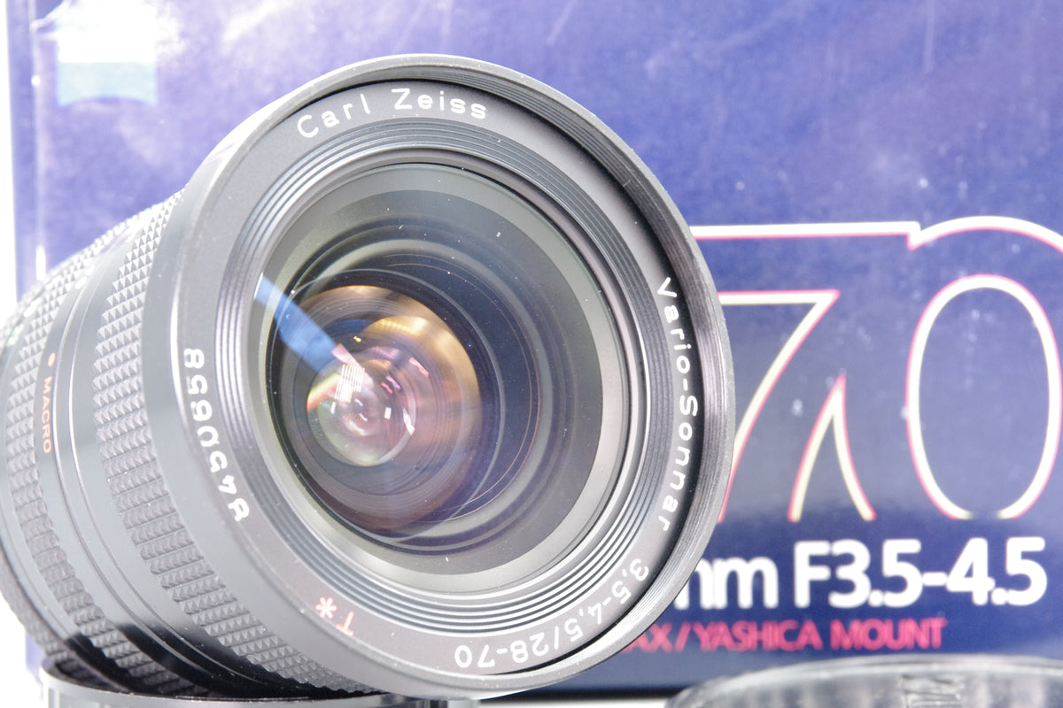 Carl Zeiss Vario-Sonnar T* 28-70mm f3.5-4.5 MMJ Contax Yashica Lens Boxed