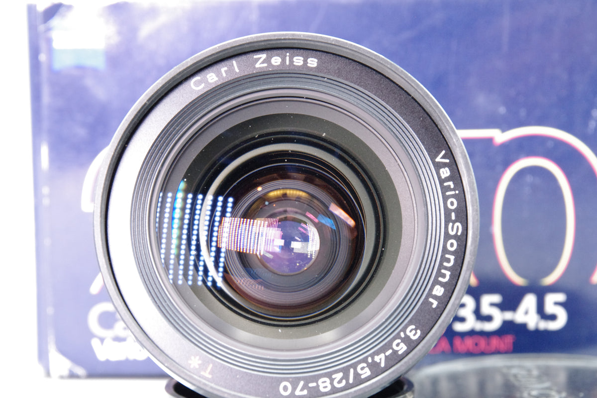 Carl Zeiss Vario-Sonnar T* 28-70mm f3.5-4.5 MMJ Contax Yashica Lens Boxed